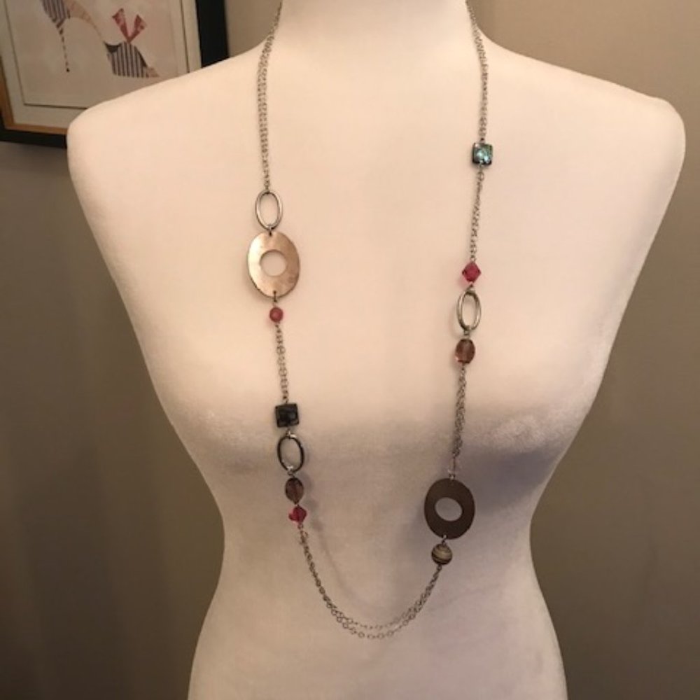 Lia Sophia - Pink Necklace & Bracelet